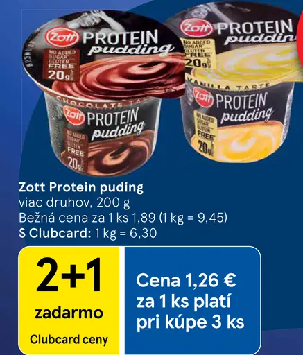 Zott Protein puding