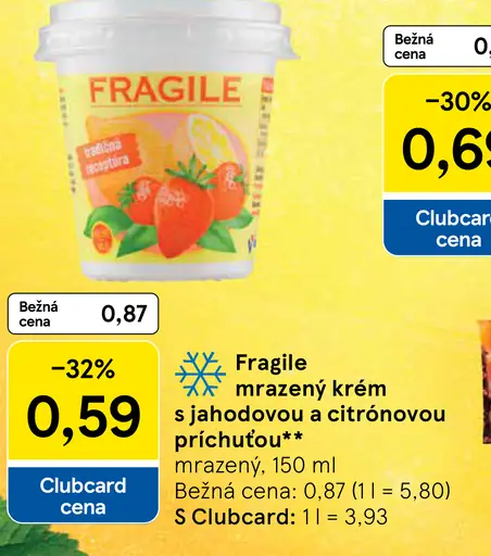Fragile mrazený krém