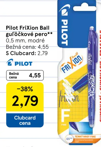 Pilot FriXion Ball guľôčkové pero