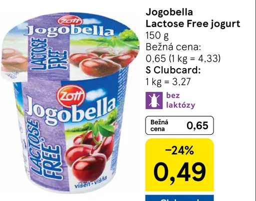 Jogobella Lactose Free jogurt