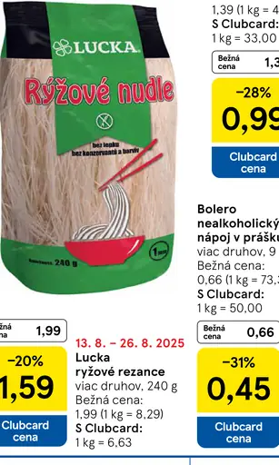 Lucka tenké ryžové rezance