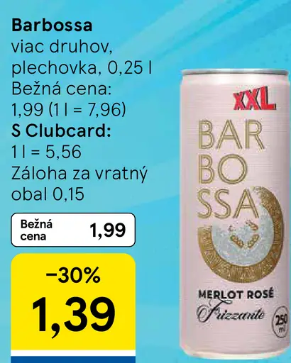 Barbossa plechovka