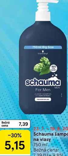 Schauma šampón na vlasy For Men Care & Clean