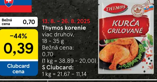 Thymos Korenie