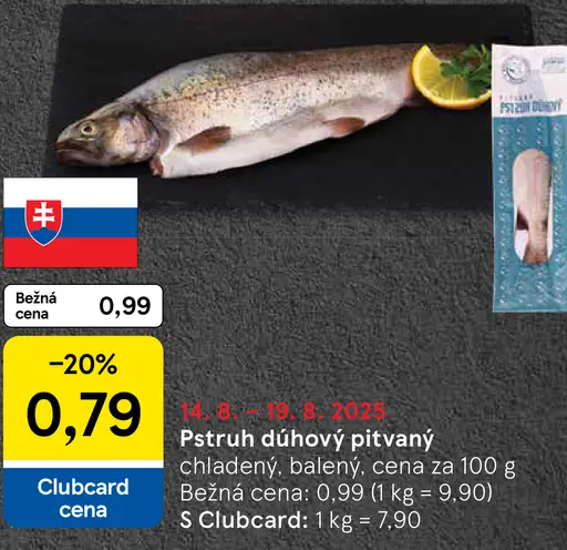 Pstruh dúhový pitvaný