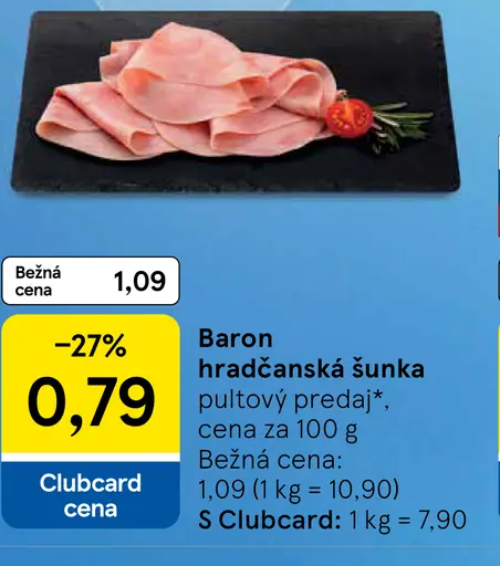 Baron hradčanská šunka