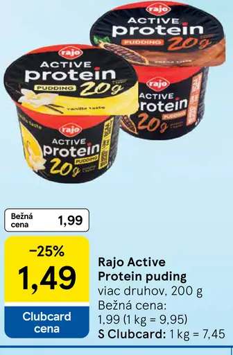 Rajo Active Protein puding