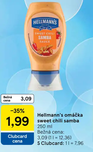 Hellmann's omáčka sweet chili samba
