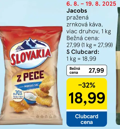 Jacobs pražená zrnková káva