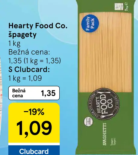 Hearty Food Co. špagety