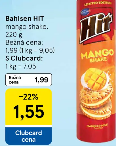 Bahlsen HIT mango shake