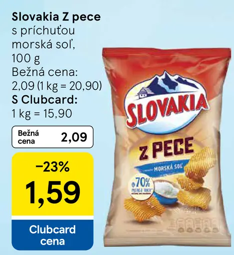 Slovakia Z Pece S príchuťou morská soľ