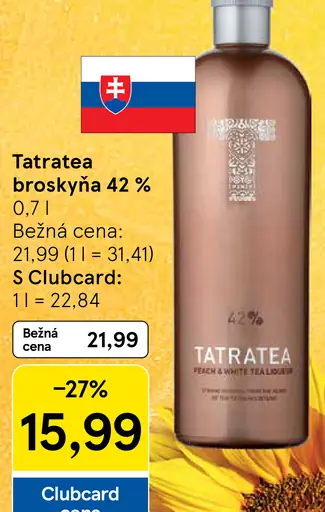 Tatratea broskyňa 42 %