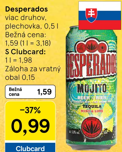 Desperados plechovka
