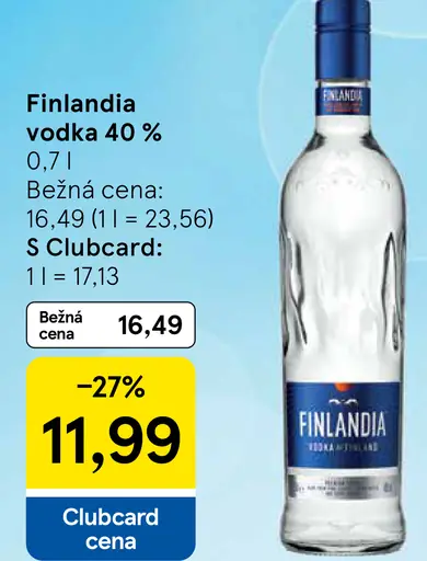 Finlandia Vodka 40% 20 cl