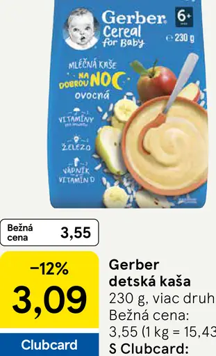 Gerber detská kaša