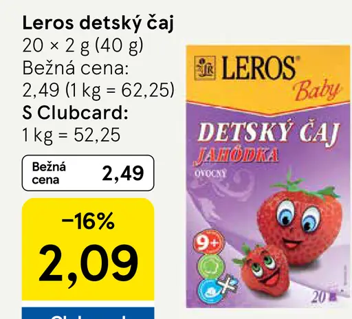 Leros detský čaj