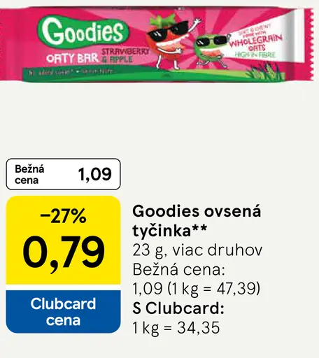 Goodies ovsena tyčinka+