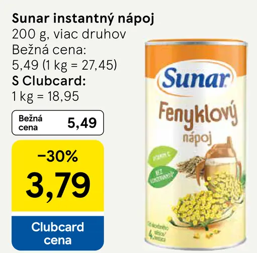 Sunar instantný nápoj