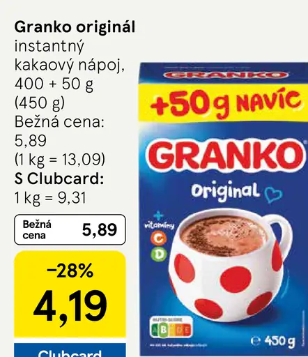 Granko instantný kakaový nápoj