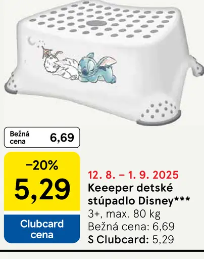Keeeper detské stúpadlo Disney