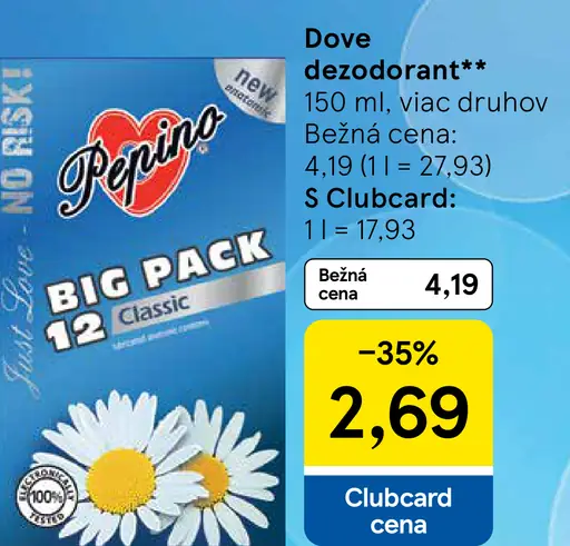 Dove dezodorant
