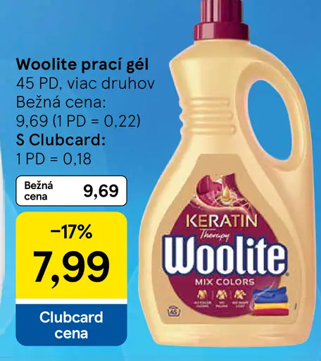 Woolite prací gél