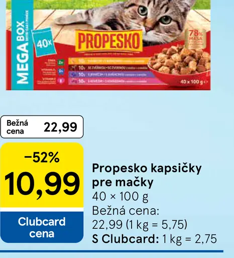Propesko Krmivo pre mačky kapsičky