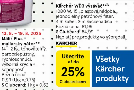 Kärcher WD3 vysávač