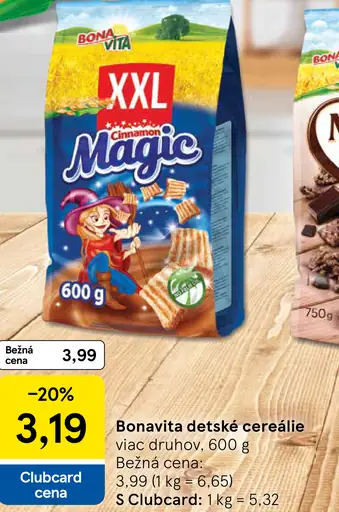 Bonavita detské cereálie