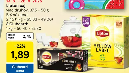 Lipton čaj