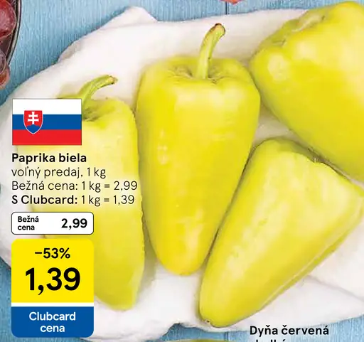 Paprika biela