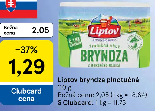 Liptov Bryndza Plnotučná