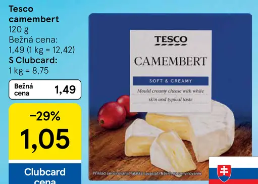 Tesco camembert