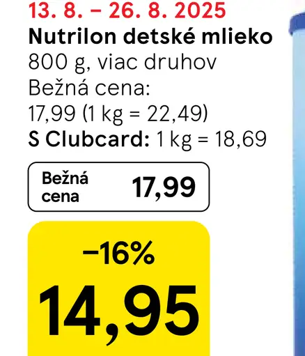 Nutrilon detské mlieko