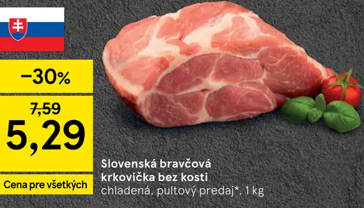 Slovenská bravčová krkovička