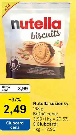 Nutella sušienky