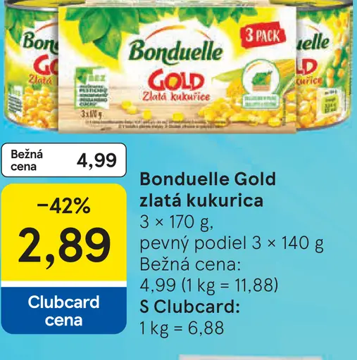 Bonduelle Gold Zlatá kukurica