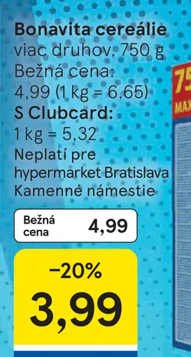 Bonavita Cereálie