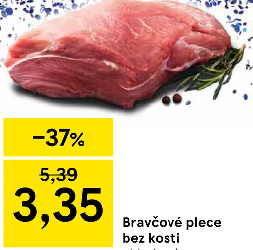 Bravčové plece bez kosti
