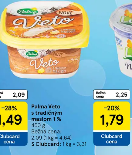 Palma Veto S tradičným maslom 1%