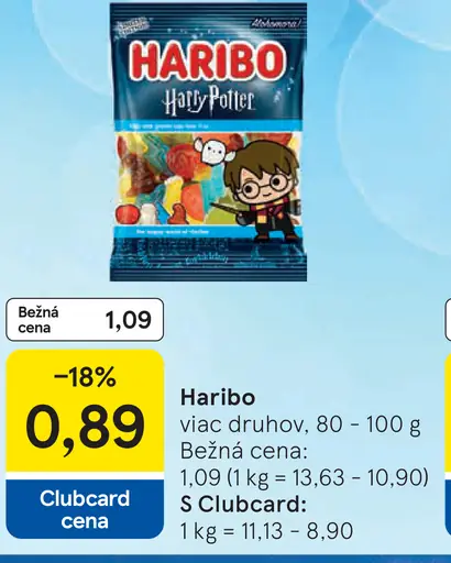 Haribo cukríky
