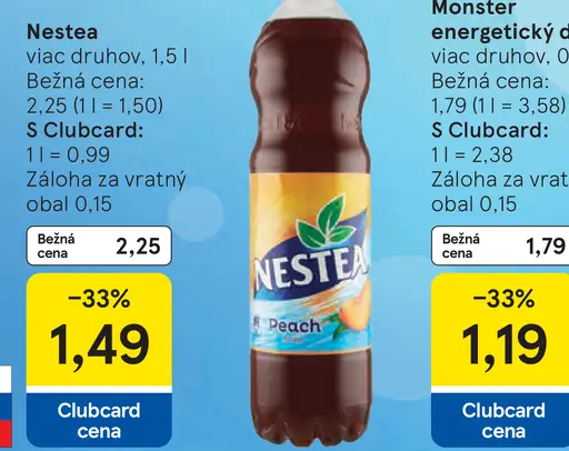 Monster energetický drink plechovka