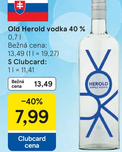 Old Herold vodka 40%