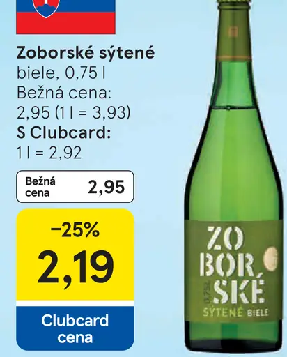 Zoborské sýtené biele