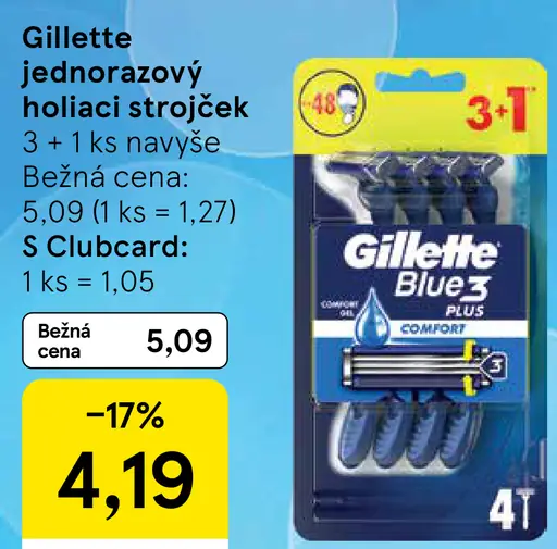 Gillette jednorazový holiaci strojček