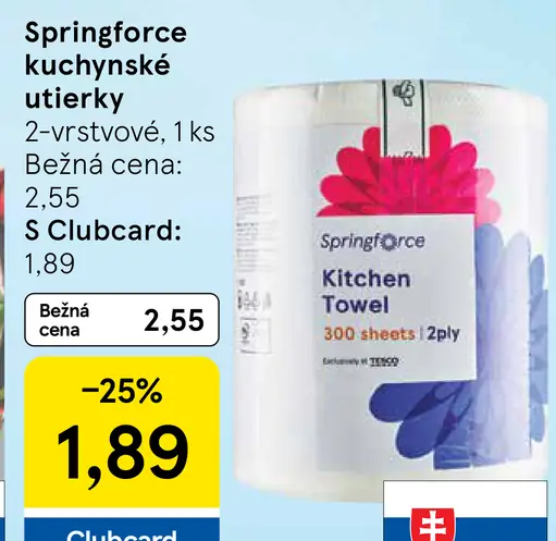Springforce kuchynské utierky