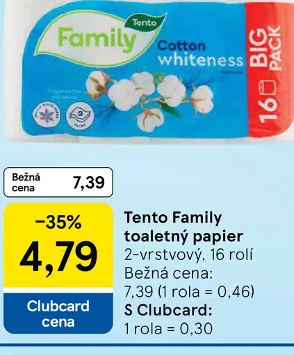 Tento Family toaletný papier