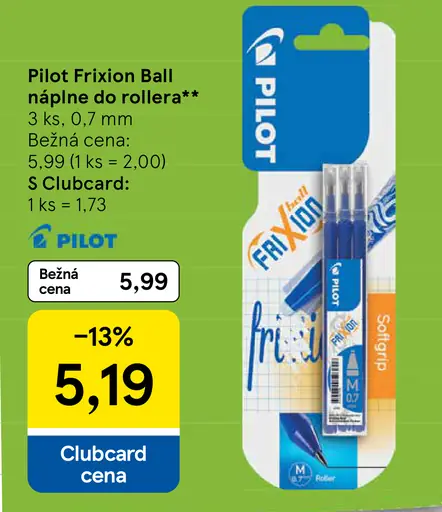 Pilot FriXion Ball náplne do rollera
