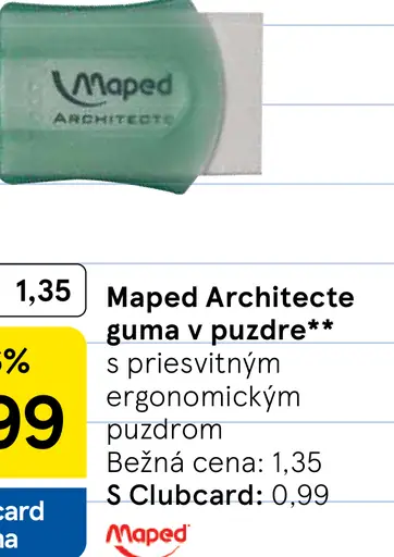 Maped Architecte guma v puzdre